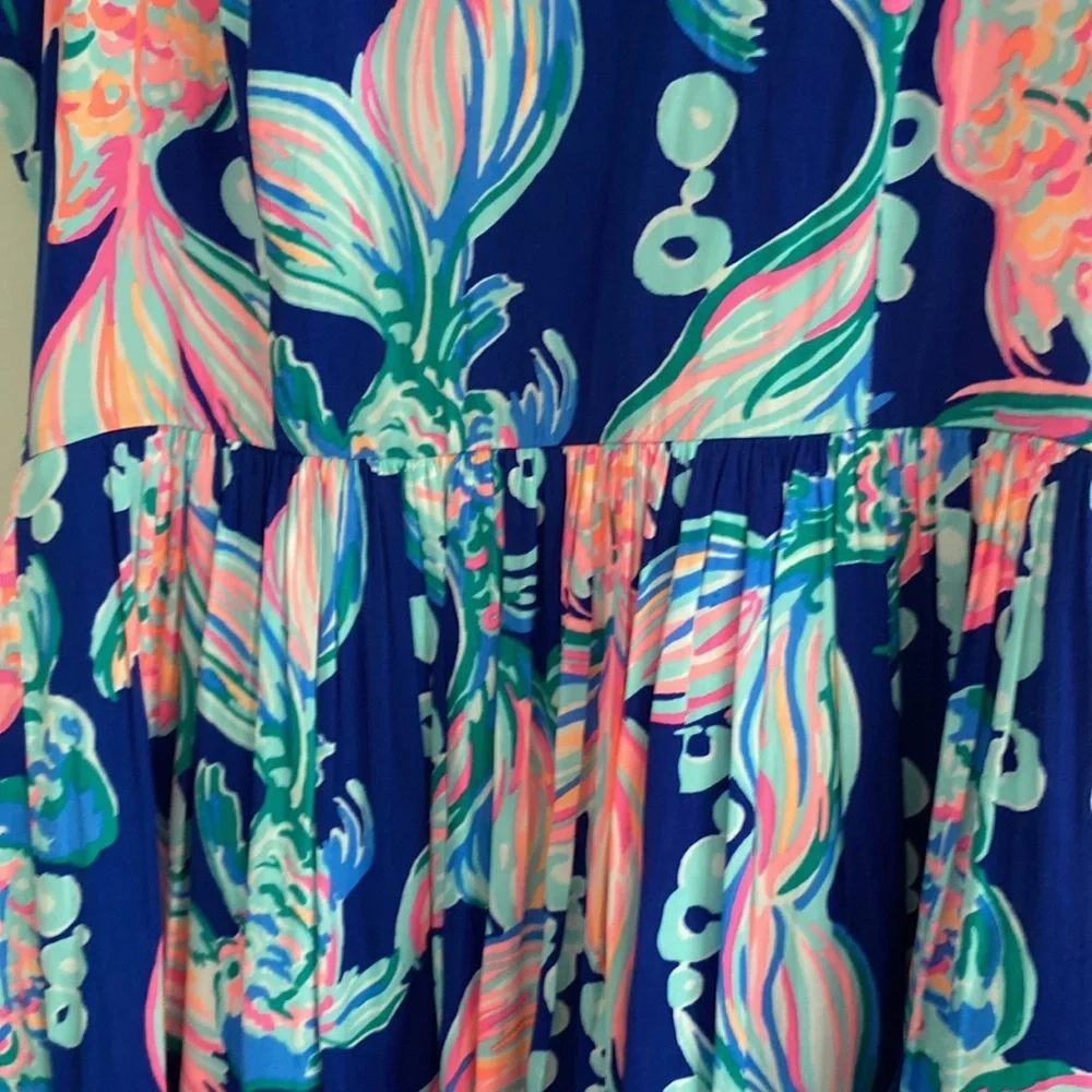 Lilly Pulitzer Pink and Blue Dress - Picture 4 of 7